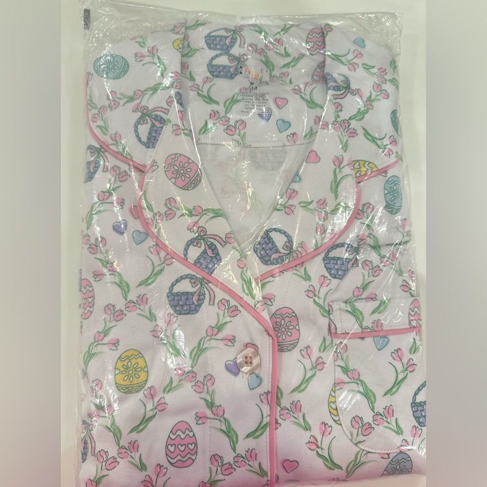 Roller Rabbit Tulips Trellis Pajamas Set